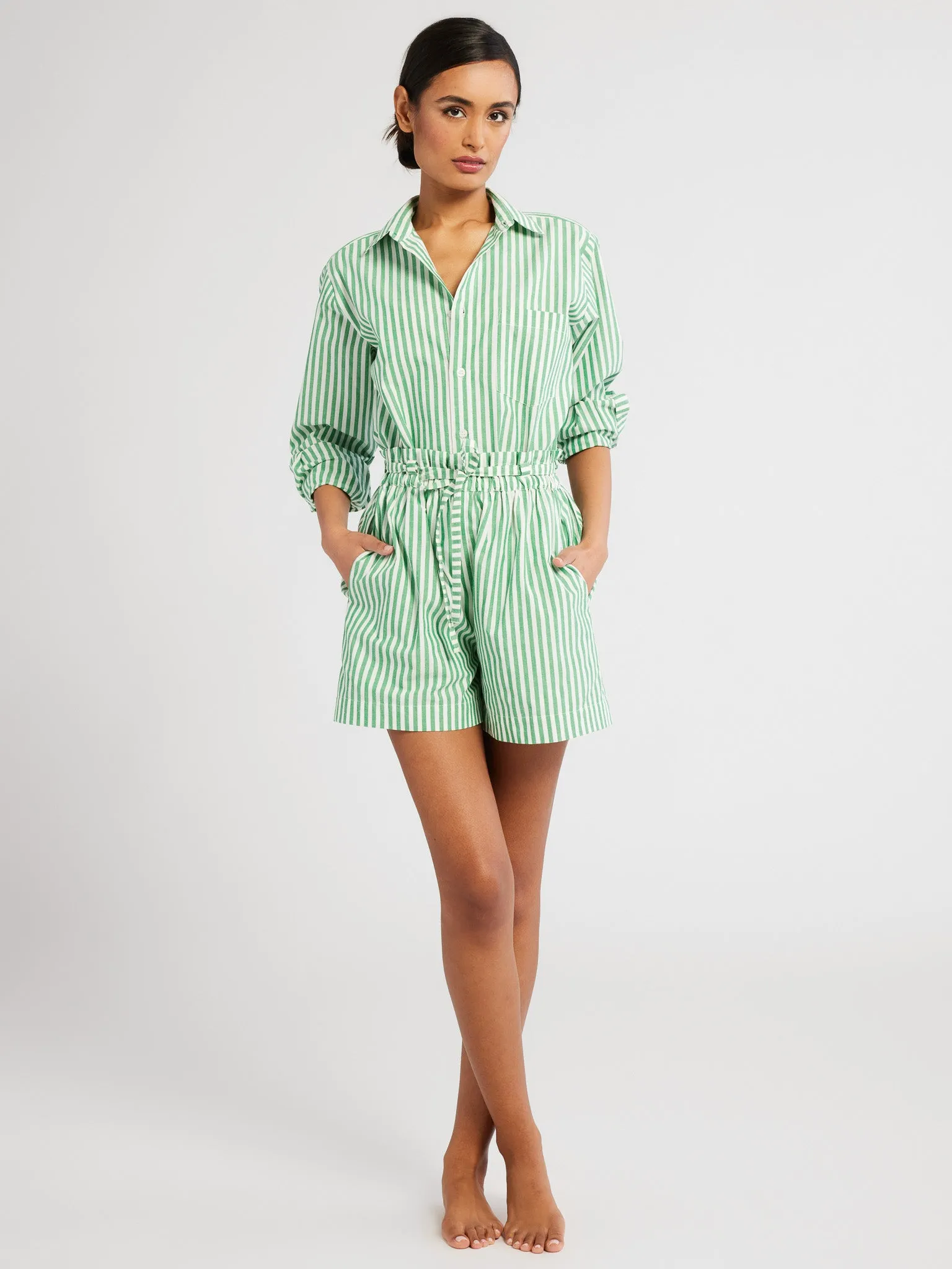 Cary Short in Kelly Stripe social events