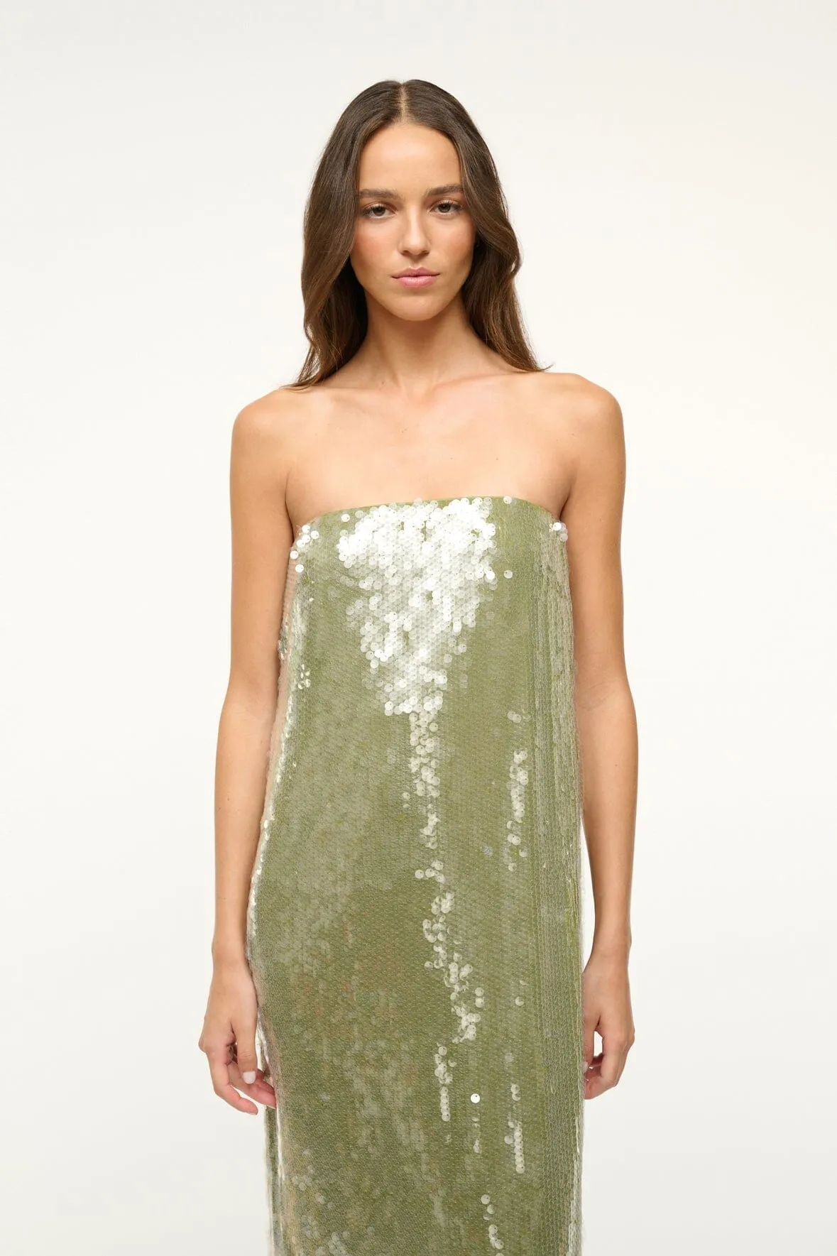 CASEY DRESS | GARDEN MOSS sunset vibe