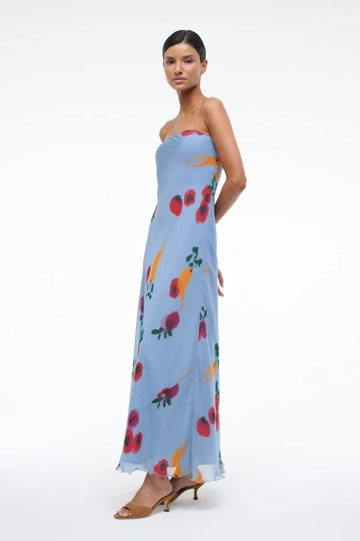 CASSIE DRESS | FARMERS MARKET SLATE brunch look