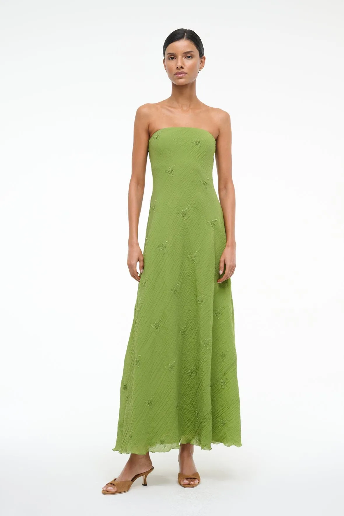 CASSIE DRESS | GARDEN GREEN cozy vibe