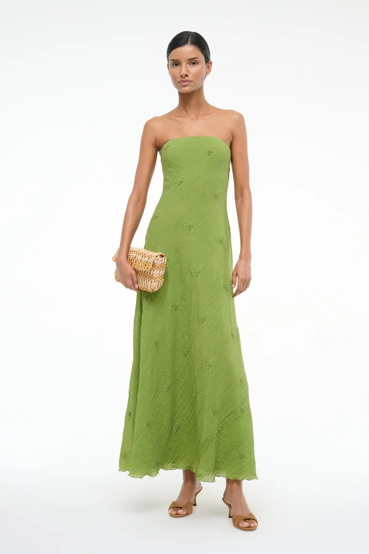 CASSIE DRESS | GARDEN GREEN lifestyle look