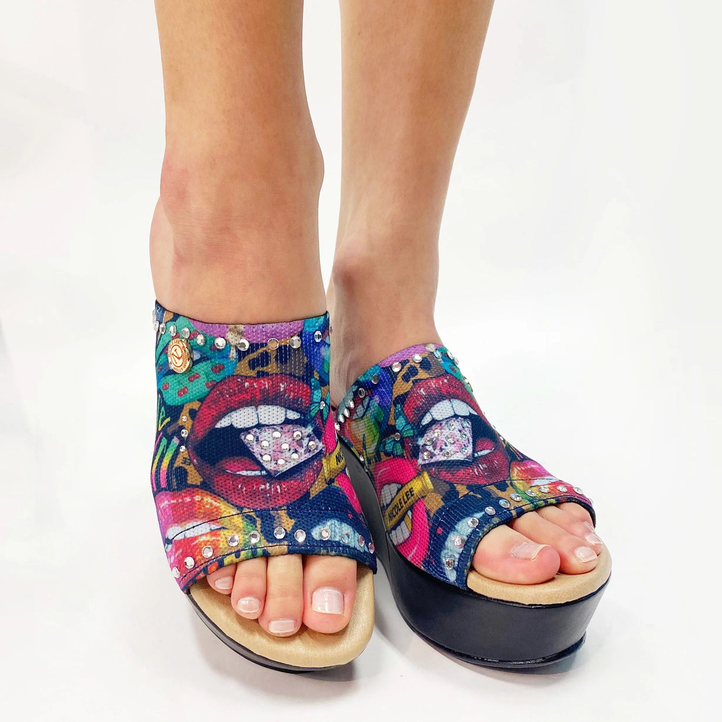 CASUAL WEDGE SANDALS natural tone