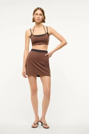 CATCH SKIRT | DARK OAK BLACK natural grace