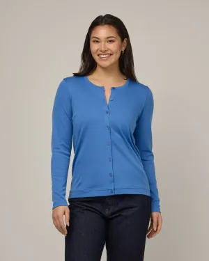 Celeste Ribbed Cardigan campus style