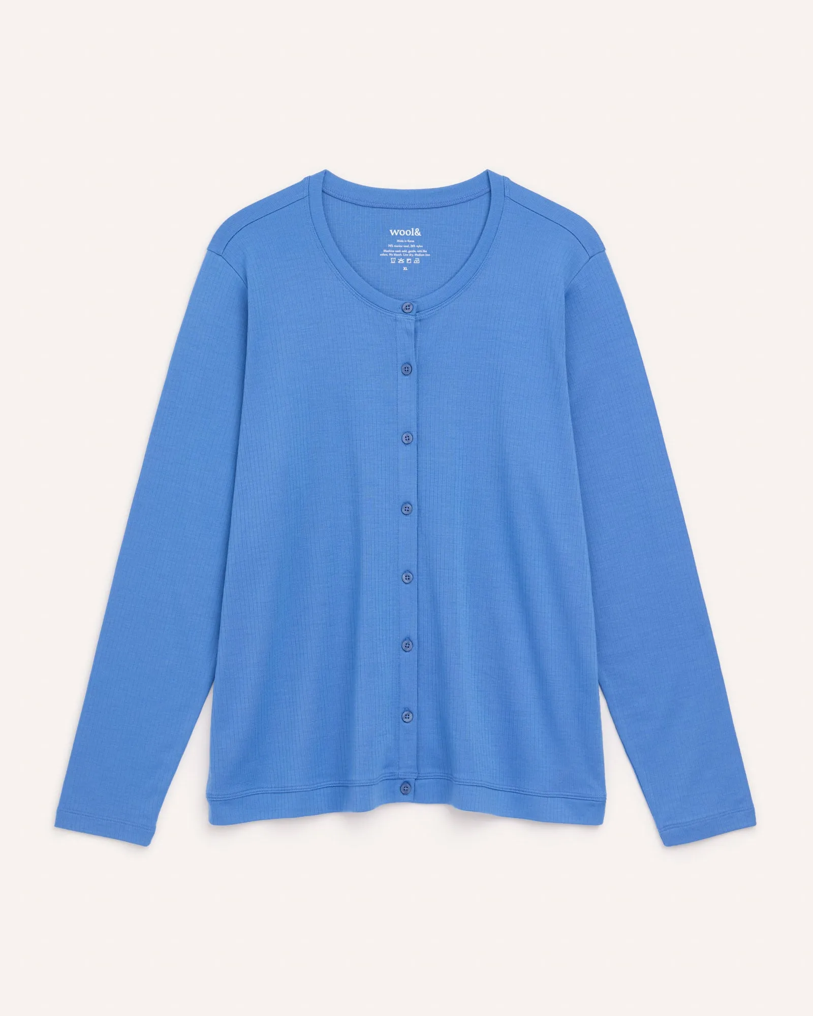 Celeste Ribbed Cardigan calm knit