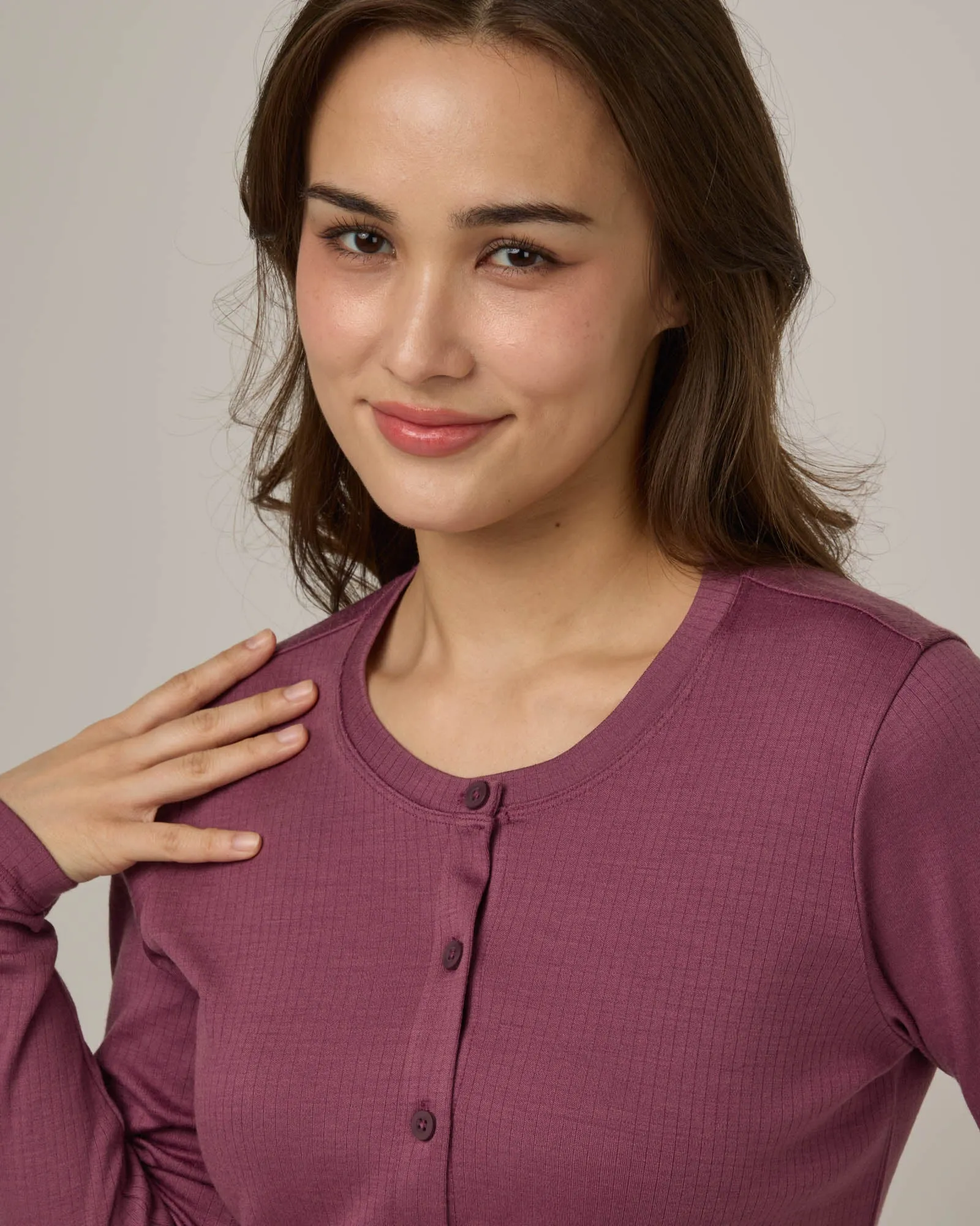 Celeste Ribbed Cardigan elegant casual