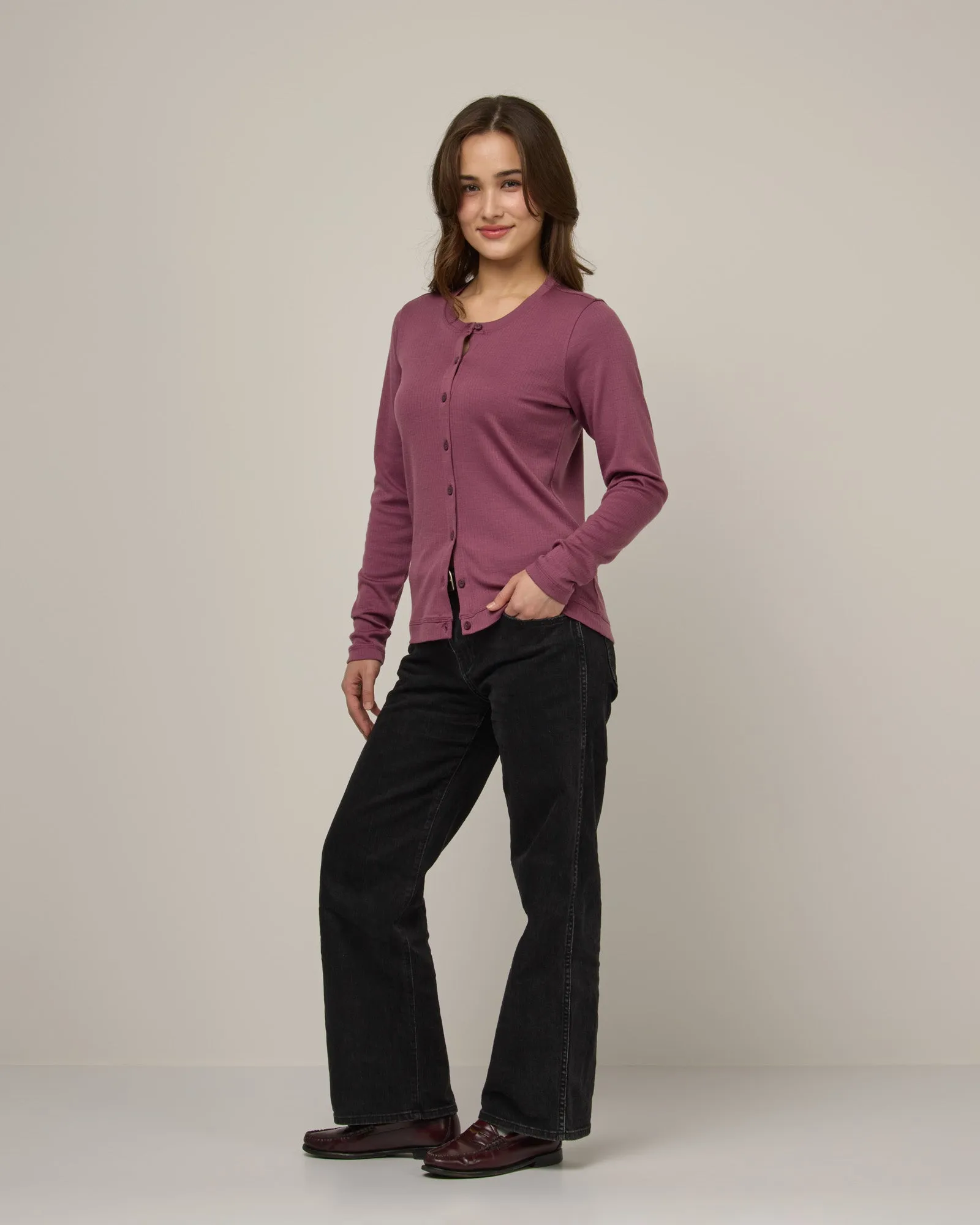 Celeste Ribbed Cardigan fresh start