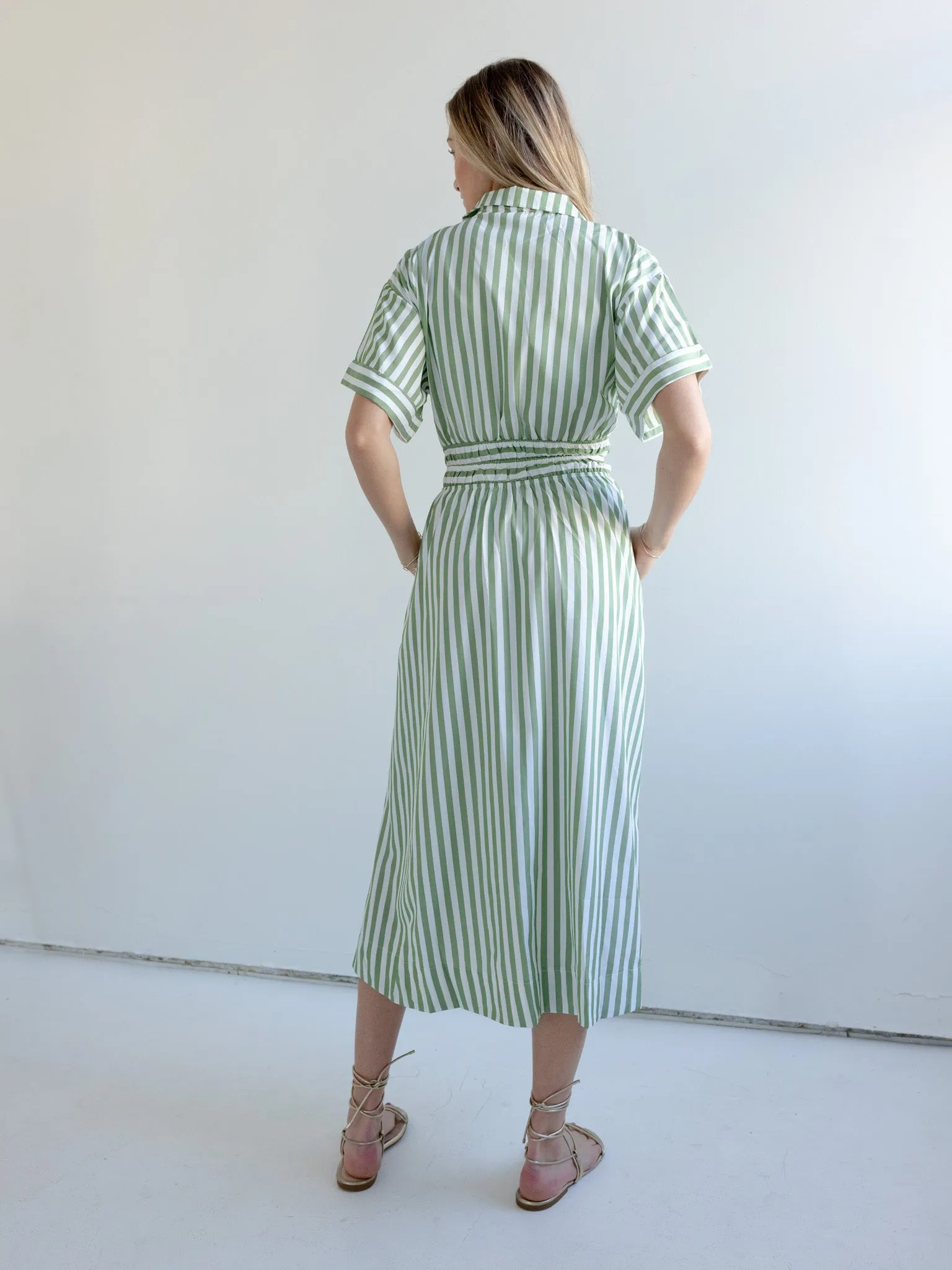 Charlie Stripe Dress airy layers