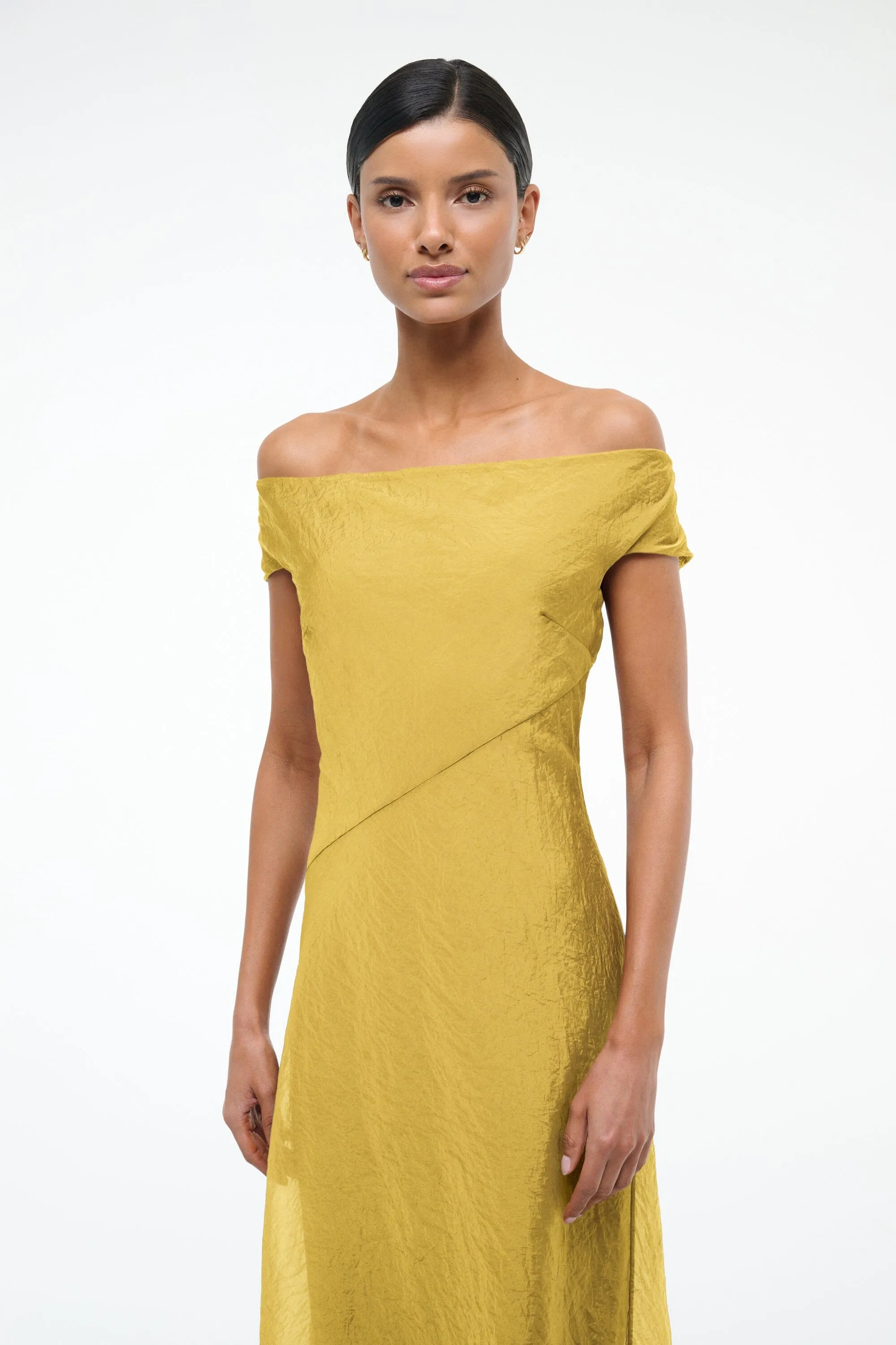 CHEYENNE DRESS | CHARTREUSE muted glam