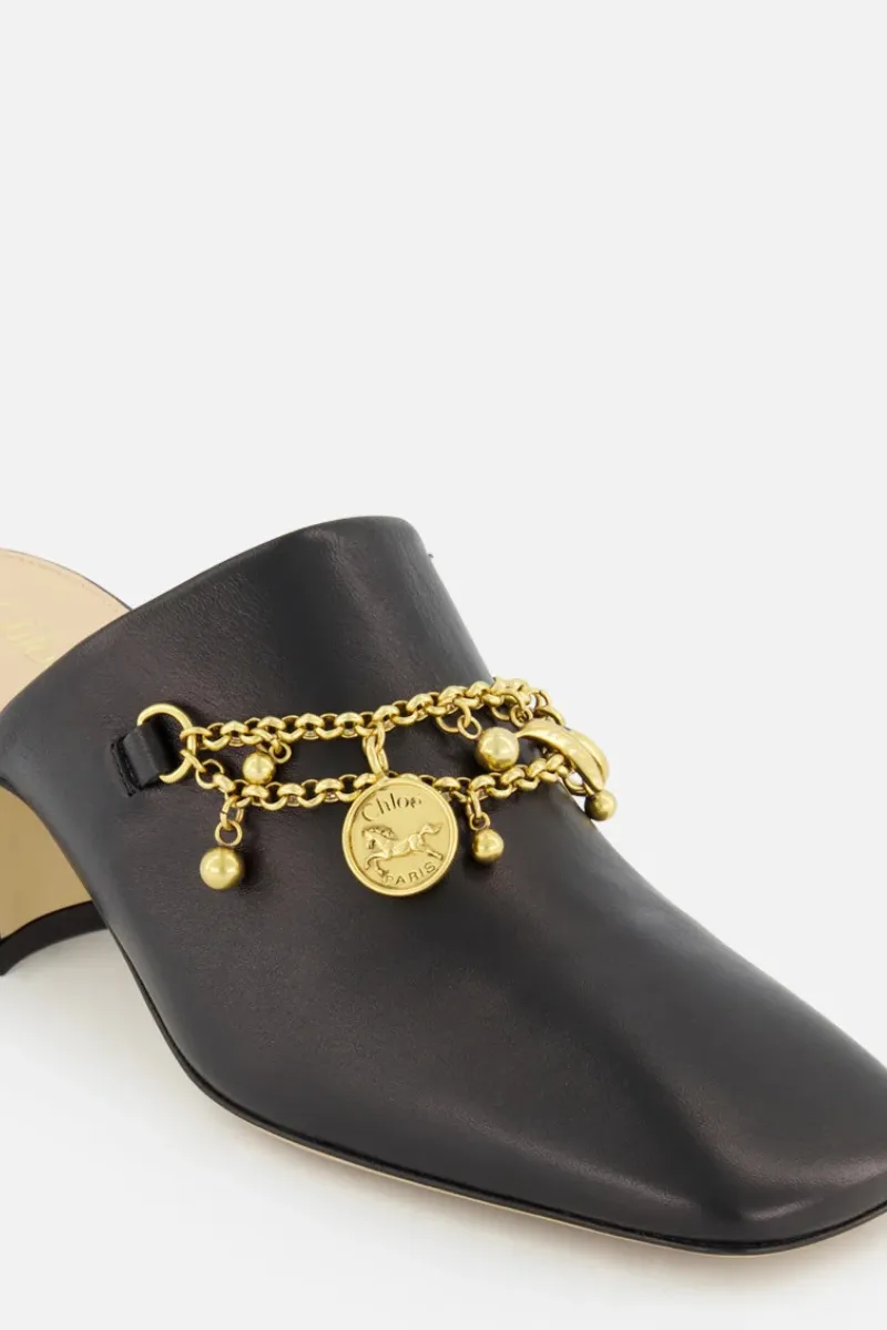 Chlo Charms Mules durable sole