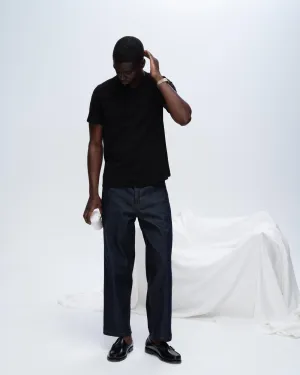 Classic Jersey Crew Neck Tee - Black hot season