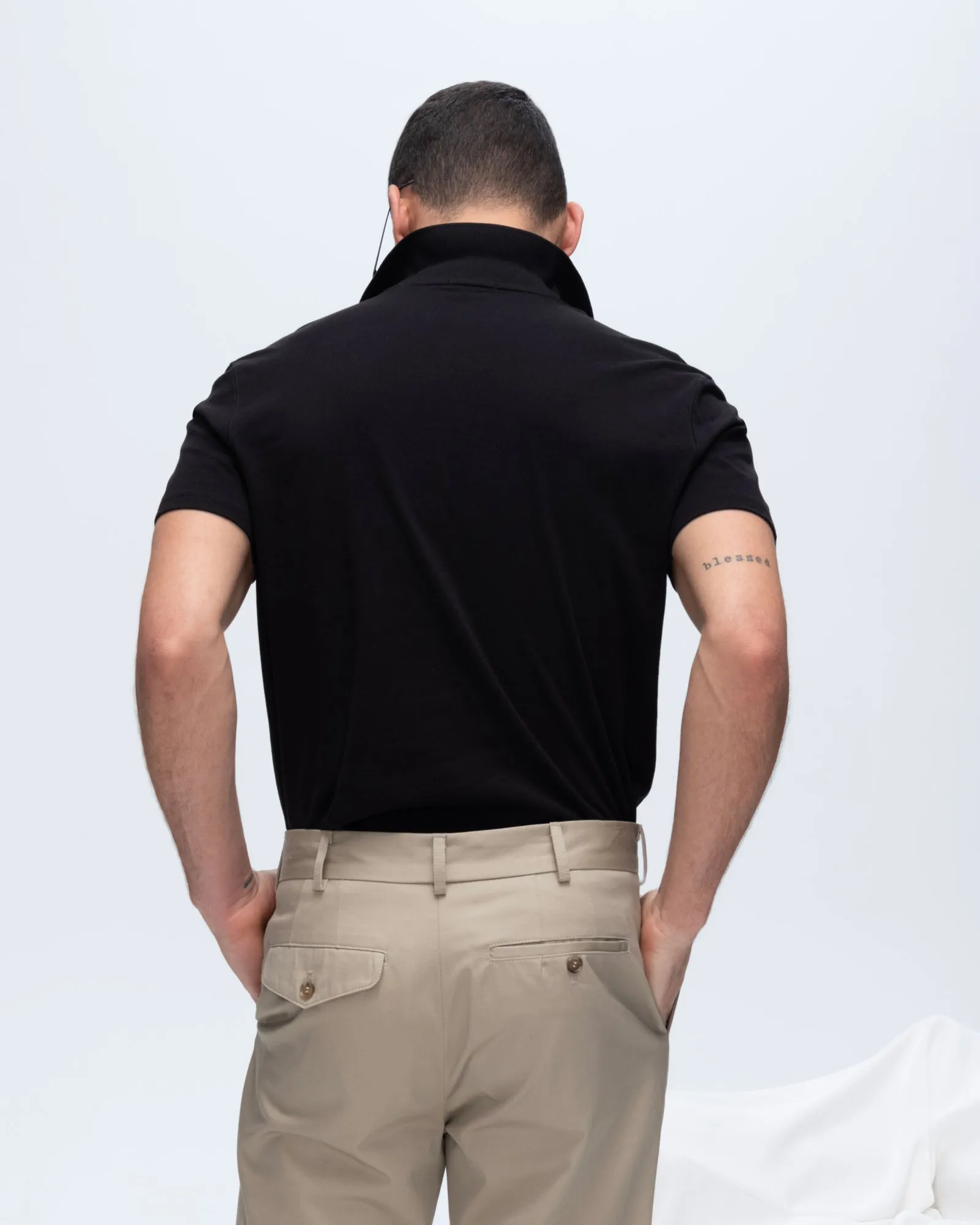 Classic Jersey Polo - Black dress freedom