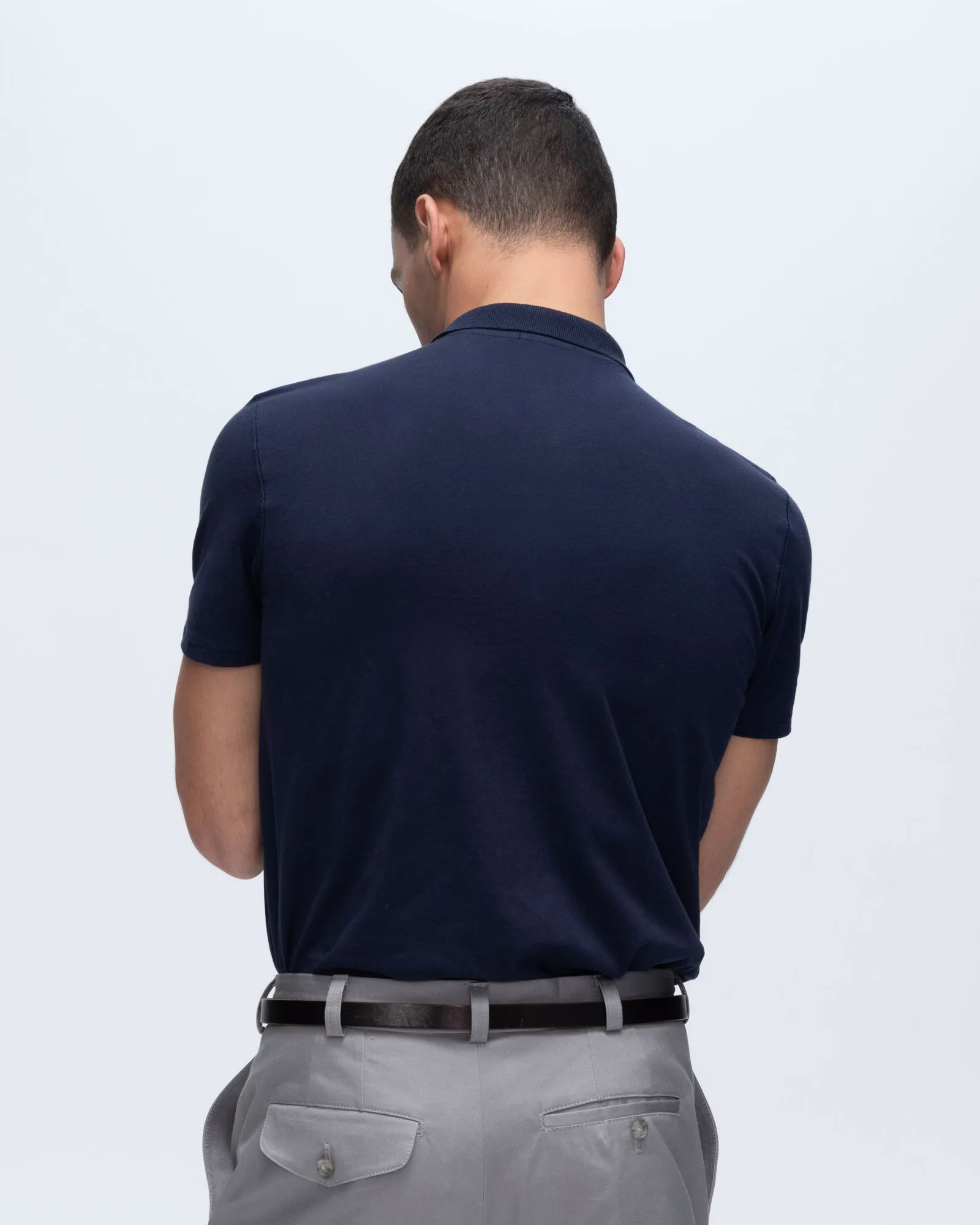 Classic Jersey Polo - Midnight commute ready