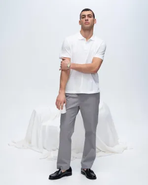 Classic Jersey Polo - White dress freedom