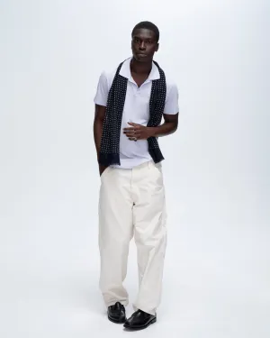 Classic Jersey Short Sleeve Polo - French Lavender detail first