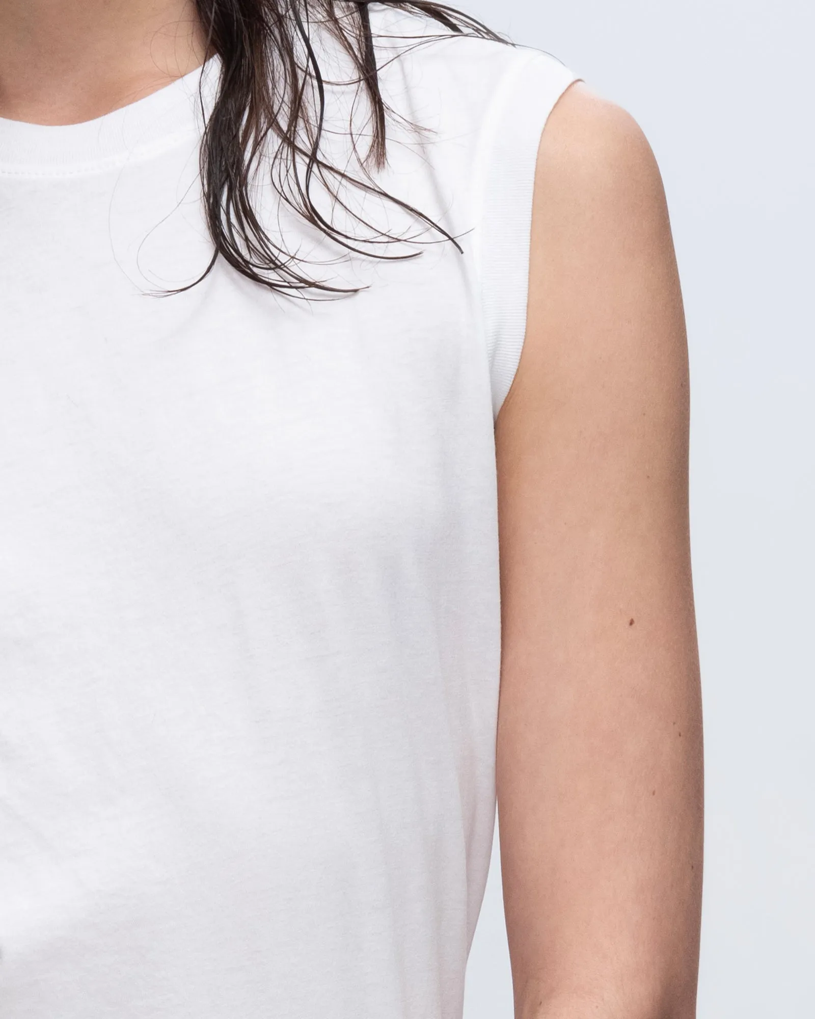 Classic Jersey Sleeveless Boy Tee - White hot season