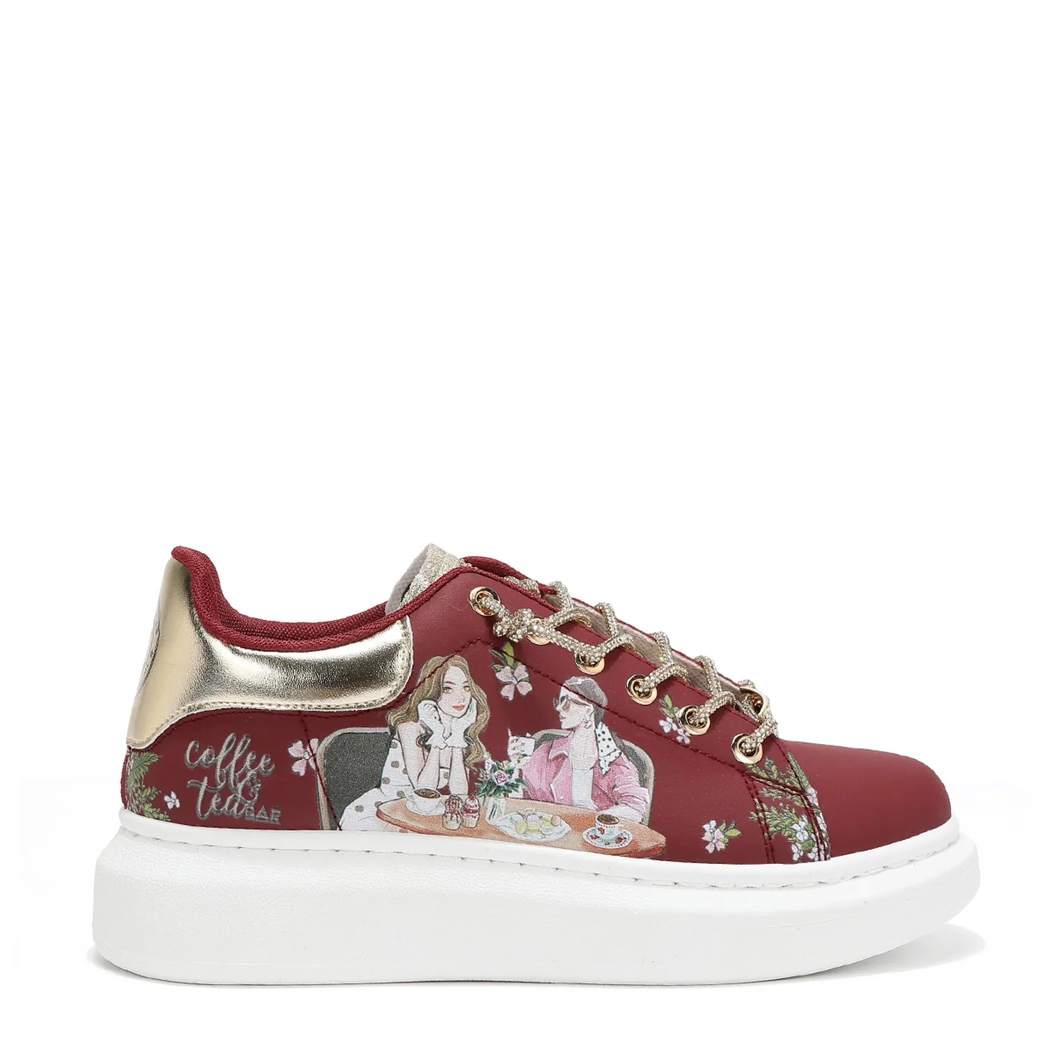 CLASSIC RHINESTONE SNEAKER agile movement
