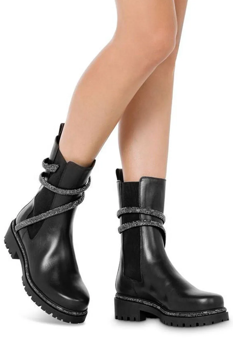 Cleo Biker Boot Classic color