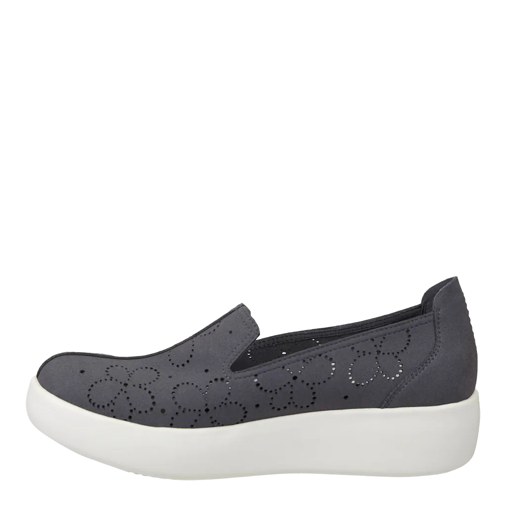 COEXIST in GREY Platform Sneakers odor control