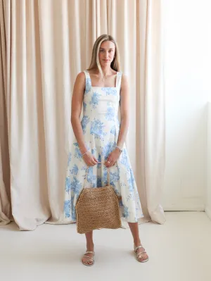 Collins Floral Midi Dress chic mood