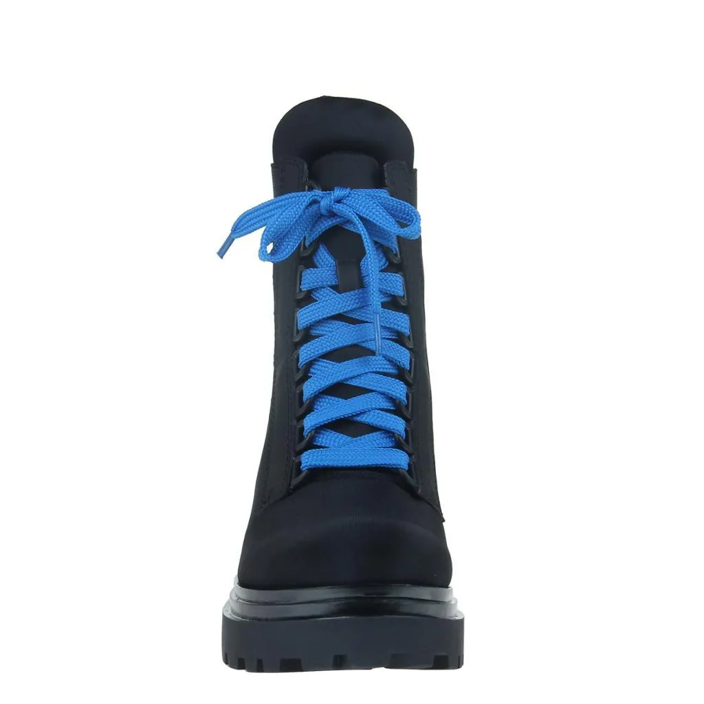 COMMANDER in BLACK Combat Boots Night reflect