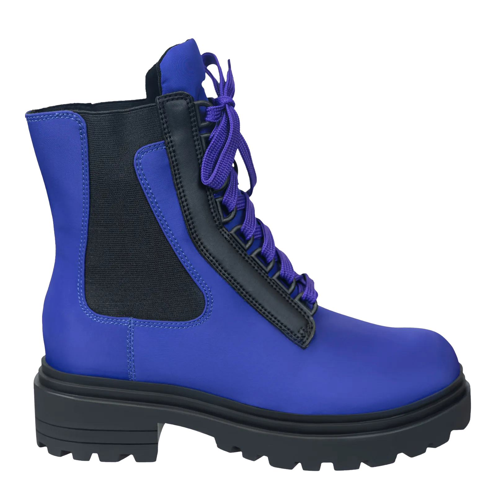 COMMANDER in BLUE Combat Boots Ankle guard