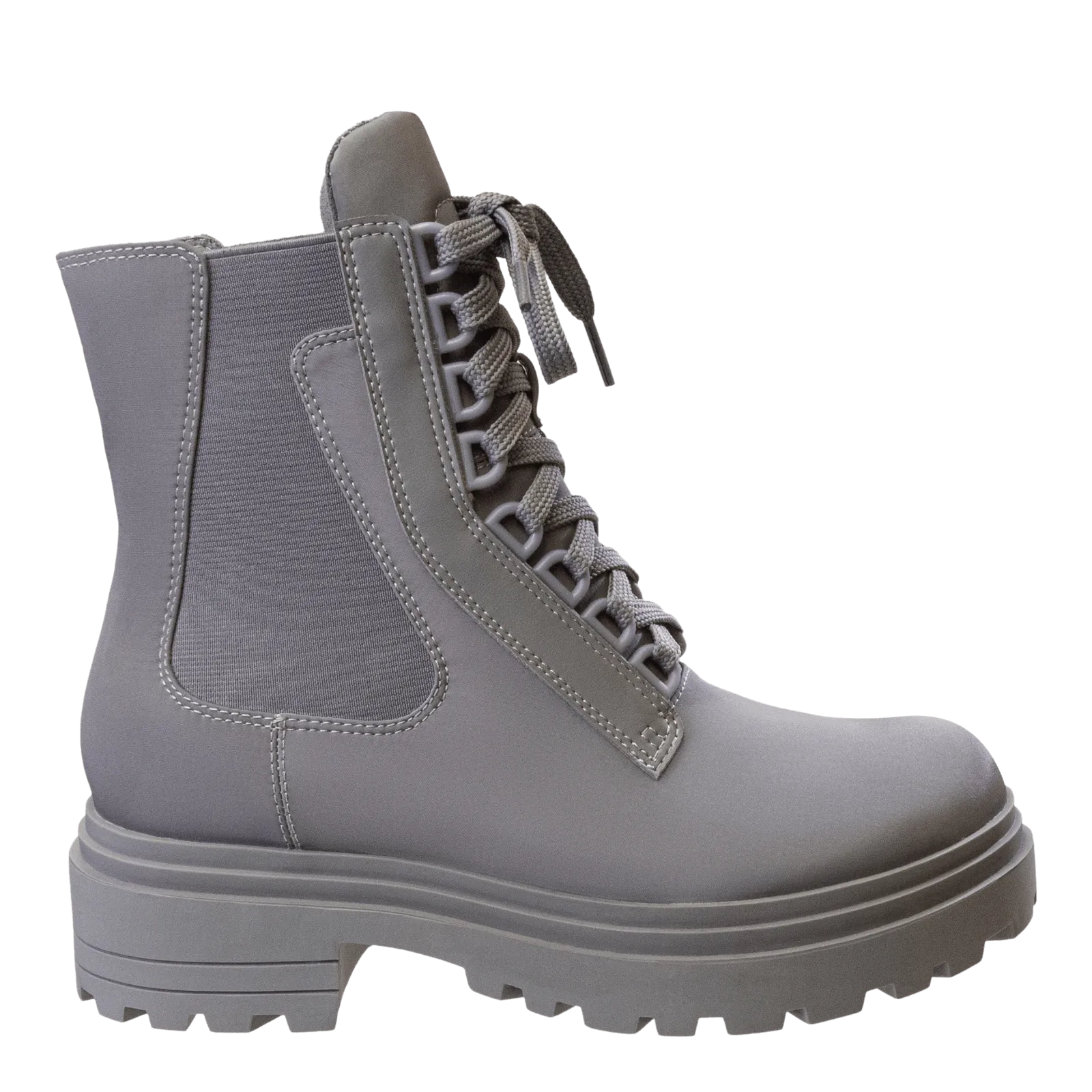 COMMANDER in GREY Combat Boots Street style