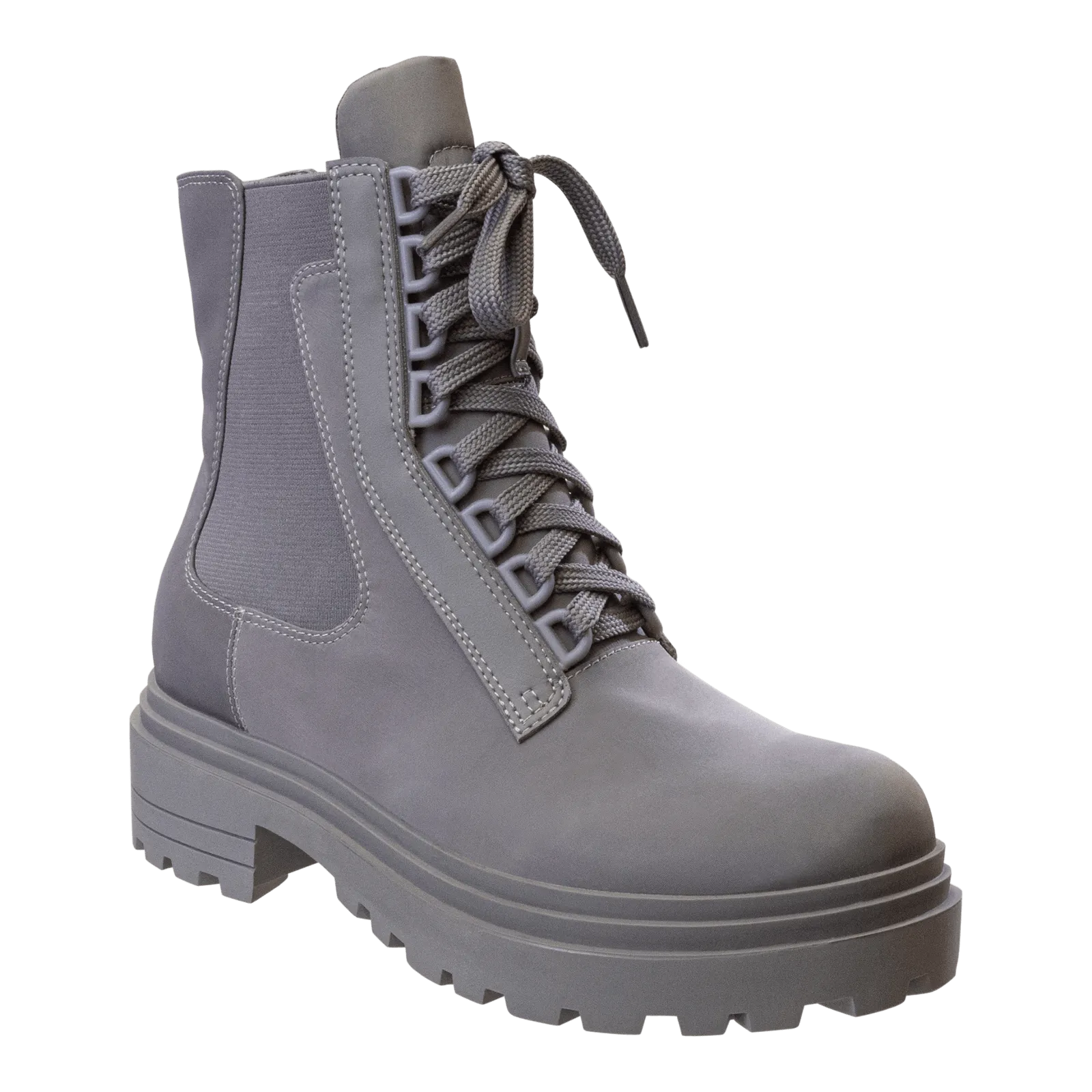 COMMANDER in GREY Combat Boots Comfort fit