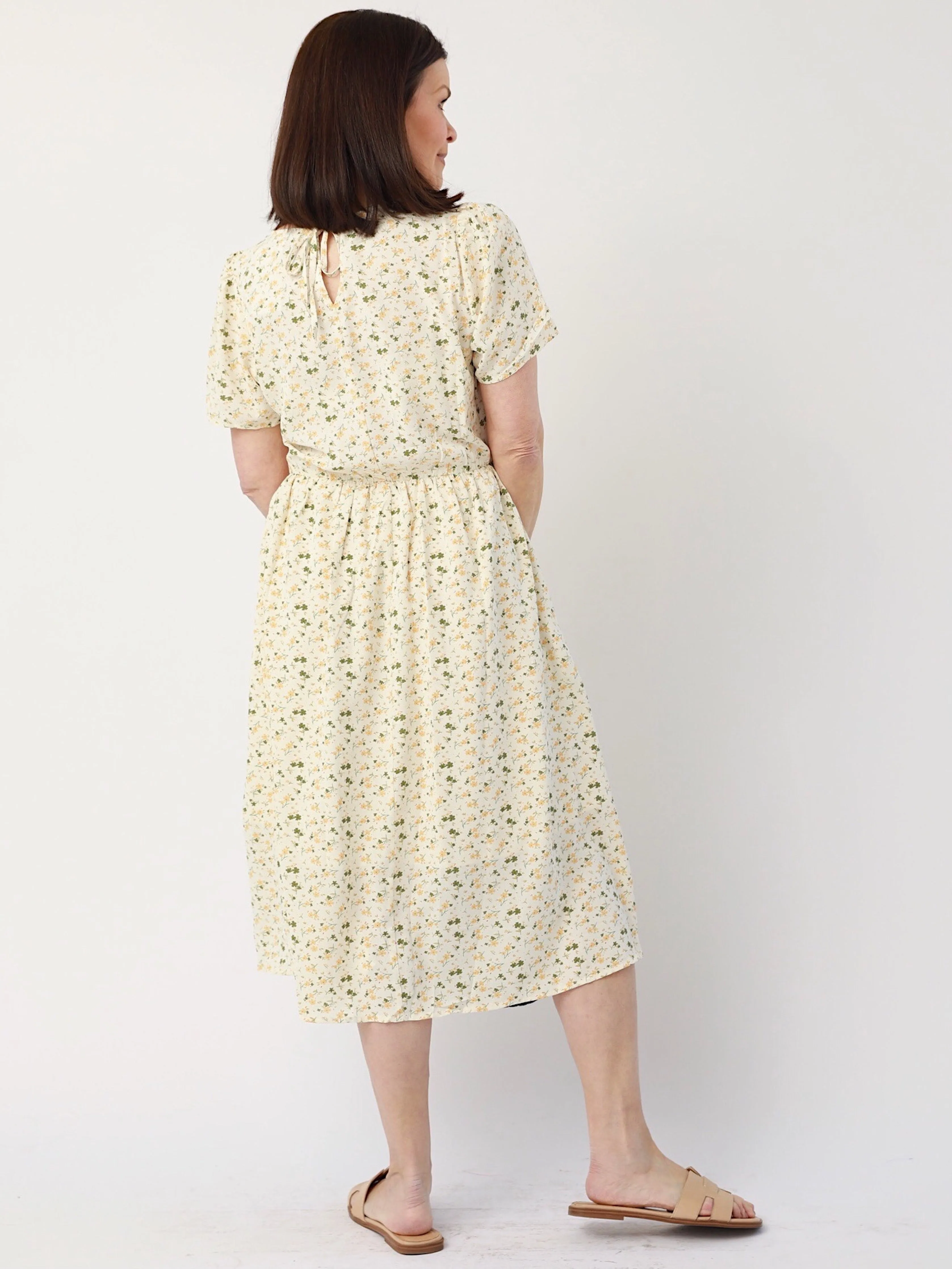 Constance Floral Midi skin glow