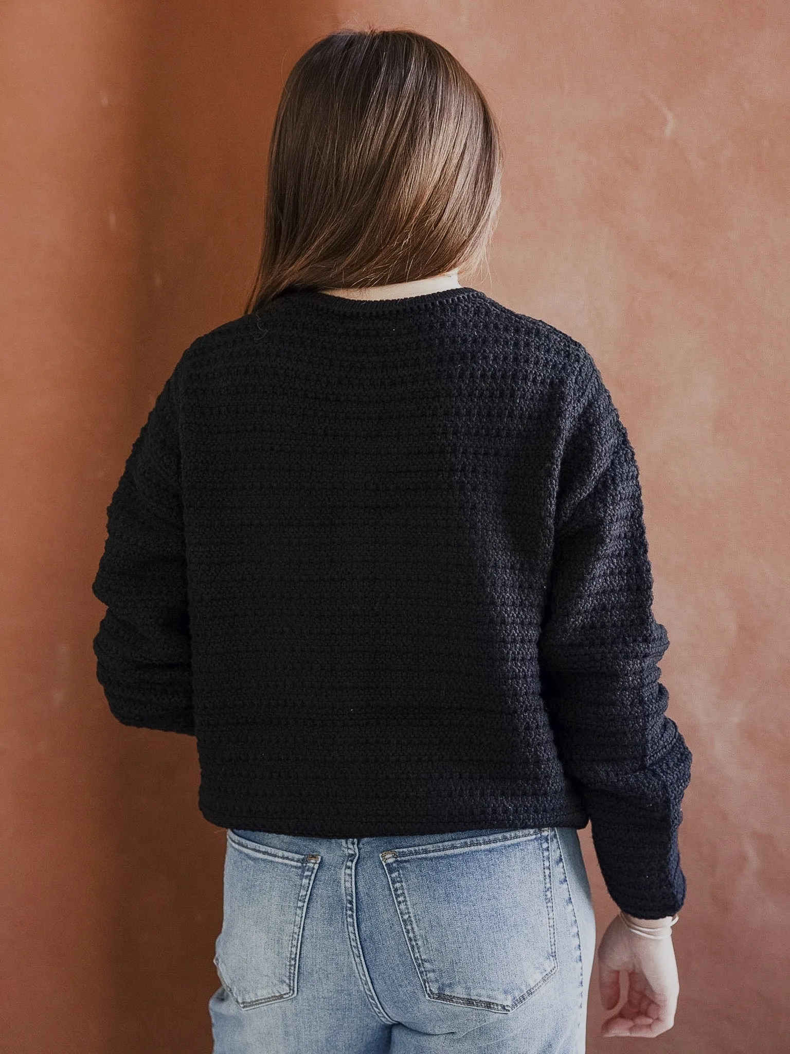 Cooper Pocket Cardigan - Black Street Calm