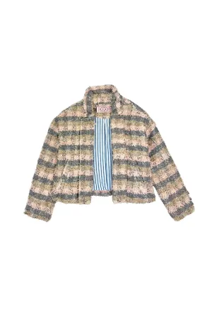 Cropped Blazer - Iridescent Tweed bold explorer