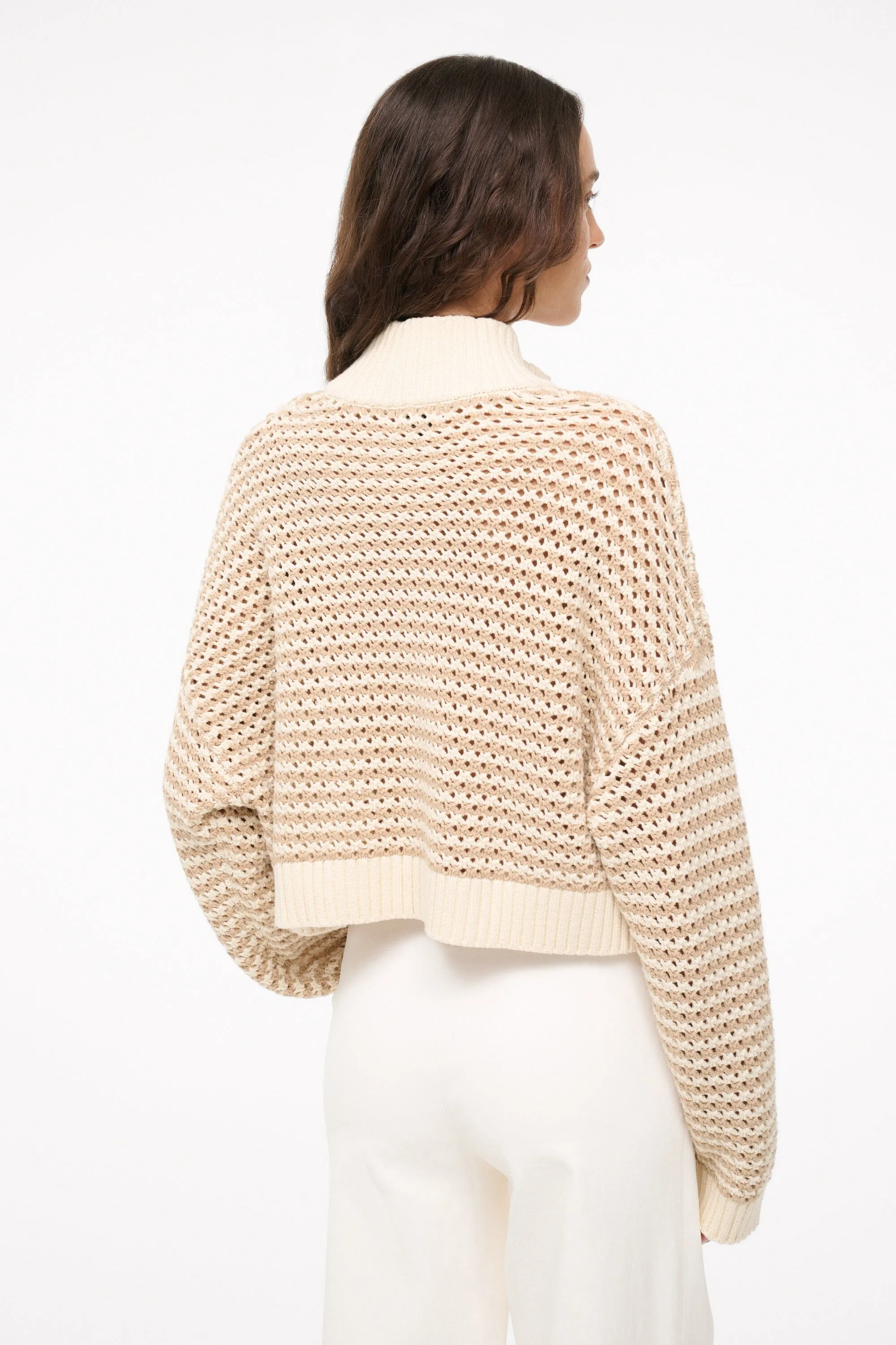 CROPPED HAMPTON SWEATER | BREEZE CREME Snow Ready