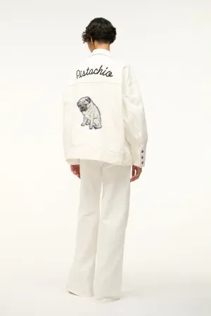 CUSTOM STAUD x C.BONZ THE BIGGEST JEAN JACKET | WHITE active soul