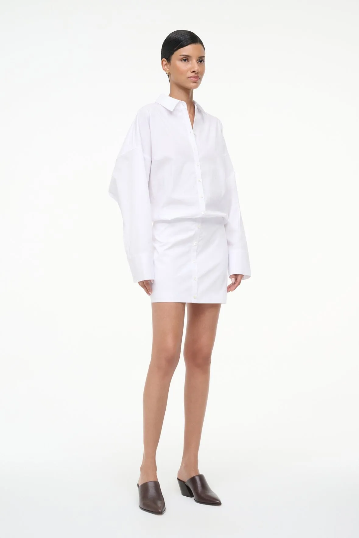CYNTHIA DRESS | WHITE effortless look