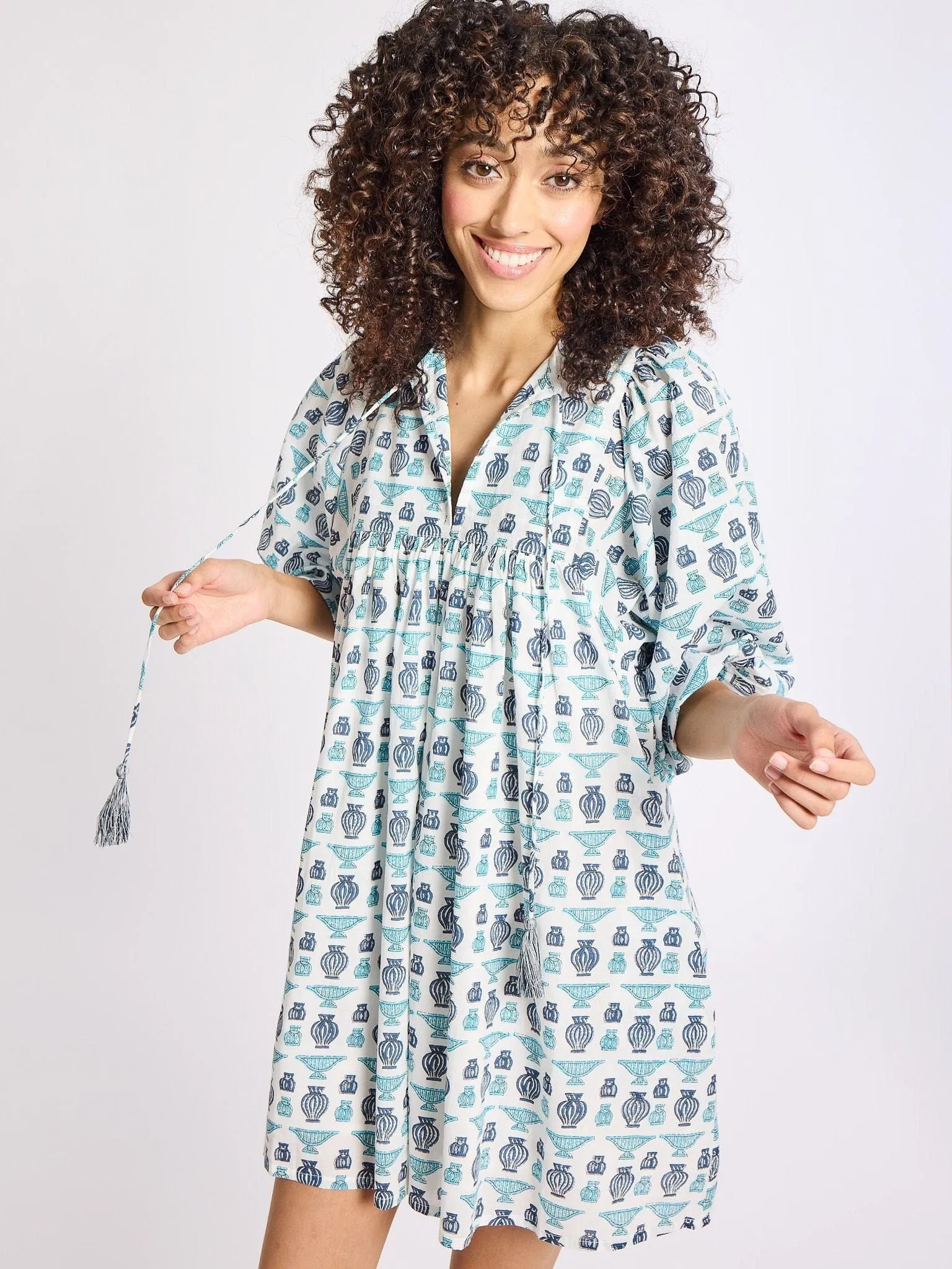 Daisy Dress in Athens Print modern muse