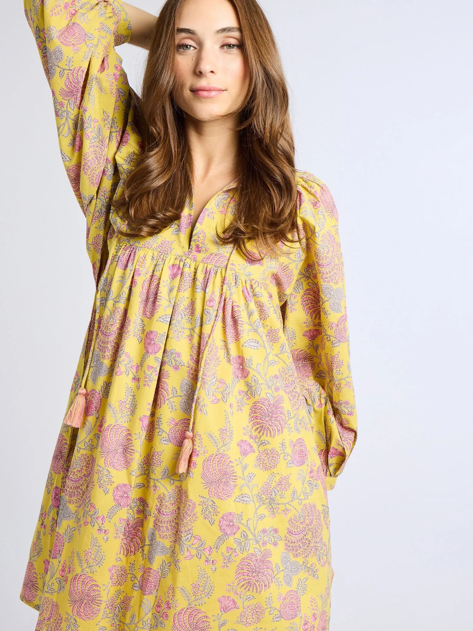 Daisy Dress in Citron Floral effortless look