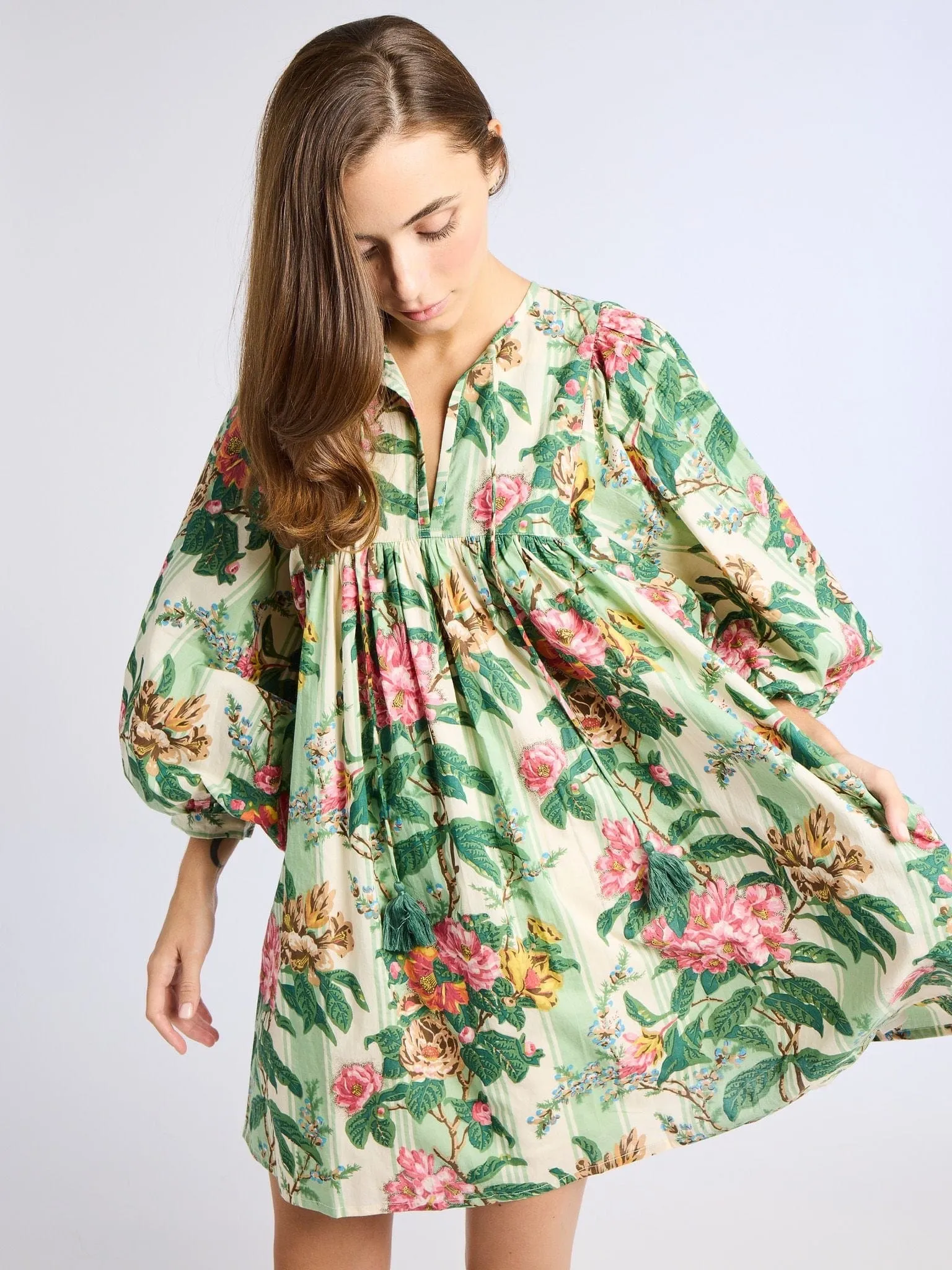 Daisy Dress in Garden Stripe easy charm