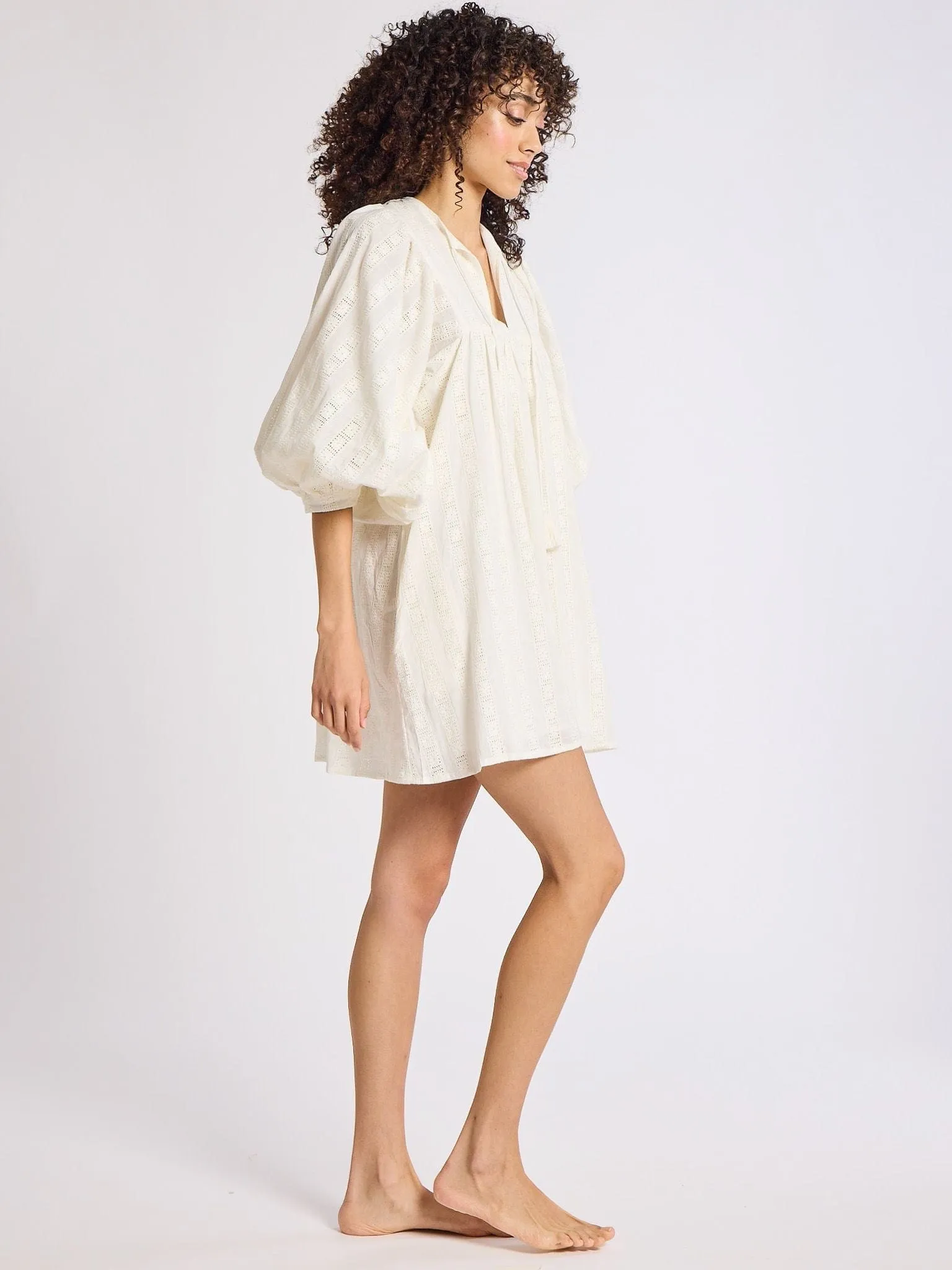 Daisy Dress in Ivory Eyelet fresh glow