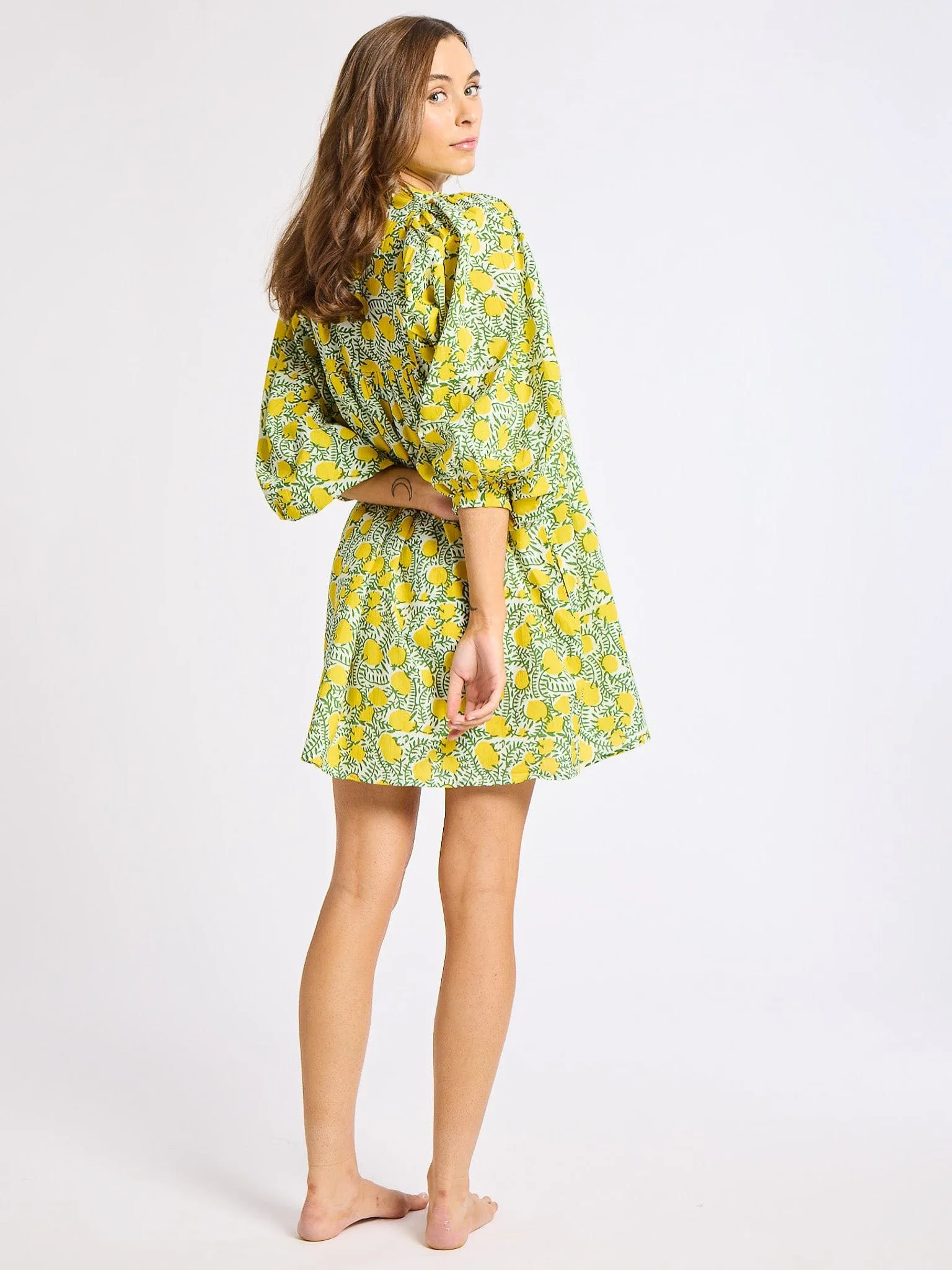 Daisy Dress in Lemons breezy tone