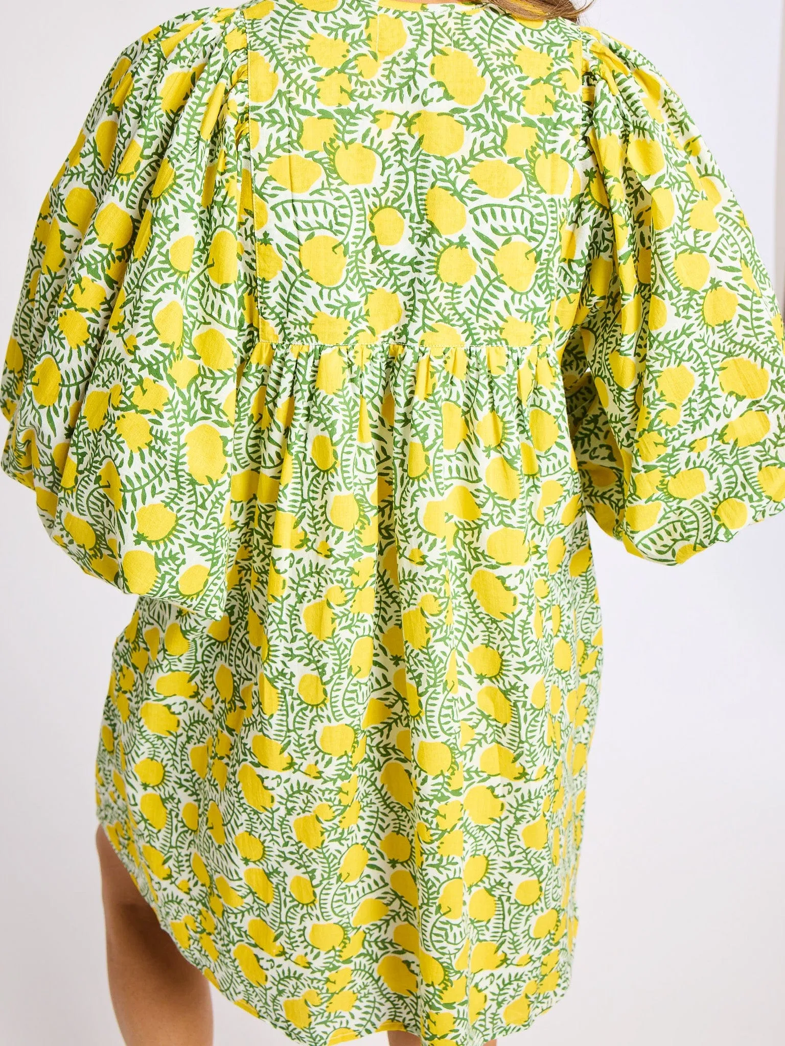 Daisy Dress in Lemons timeless fit
