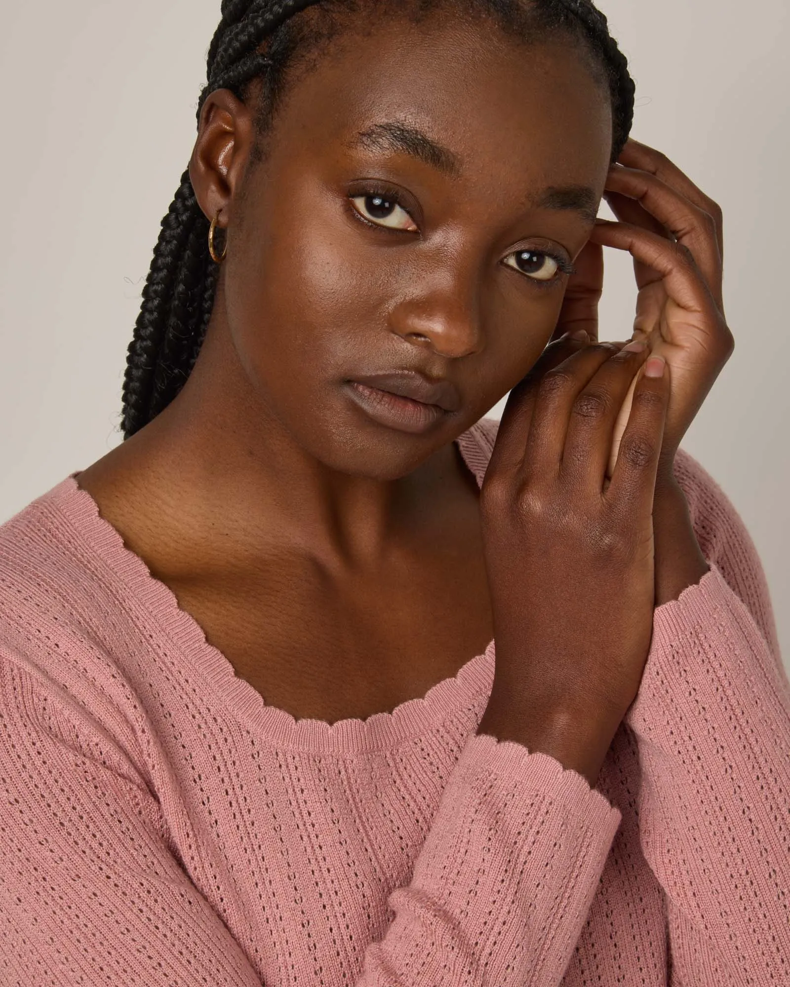 Daisy Pointelle Sweater Snuggle Time