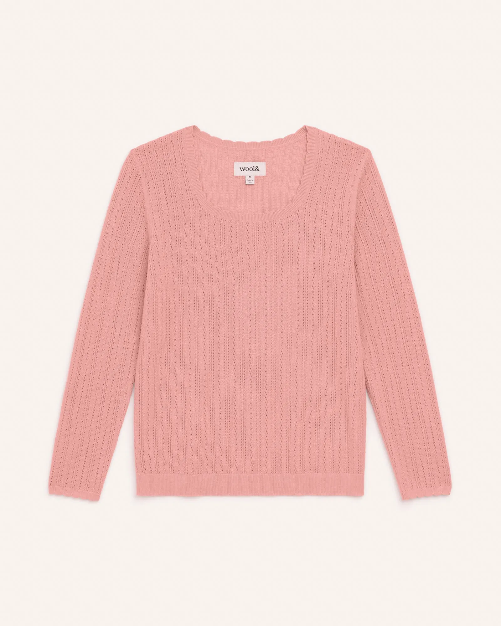 Daisy Pointelle Sweater Soft Luxe
