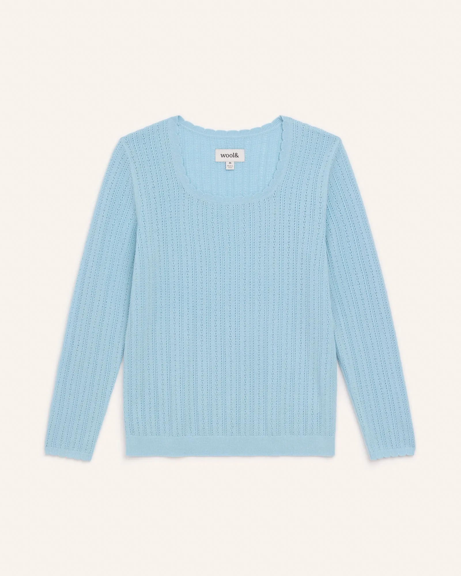 Daisy Pointelle Sweater Casual Calm