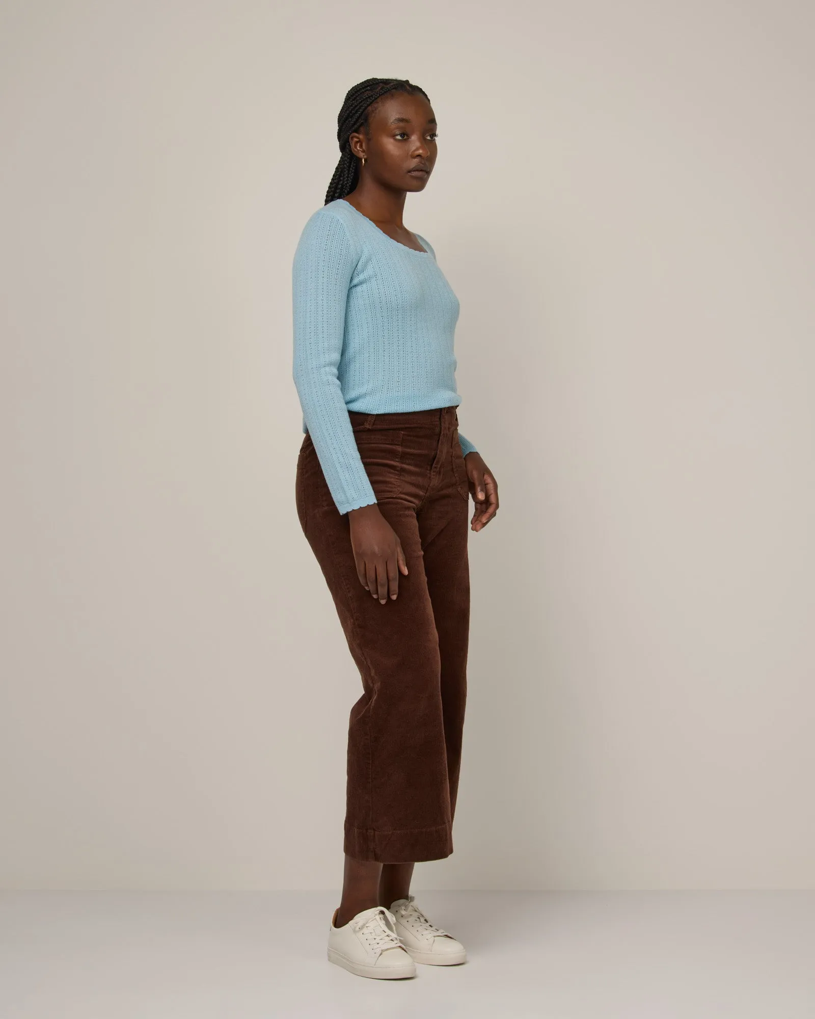 Daisy Pointelle Sweater Style Tone