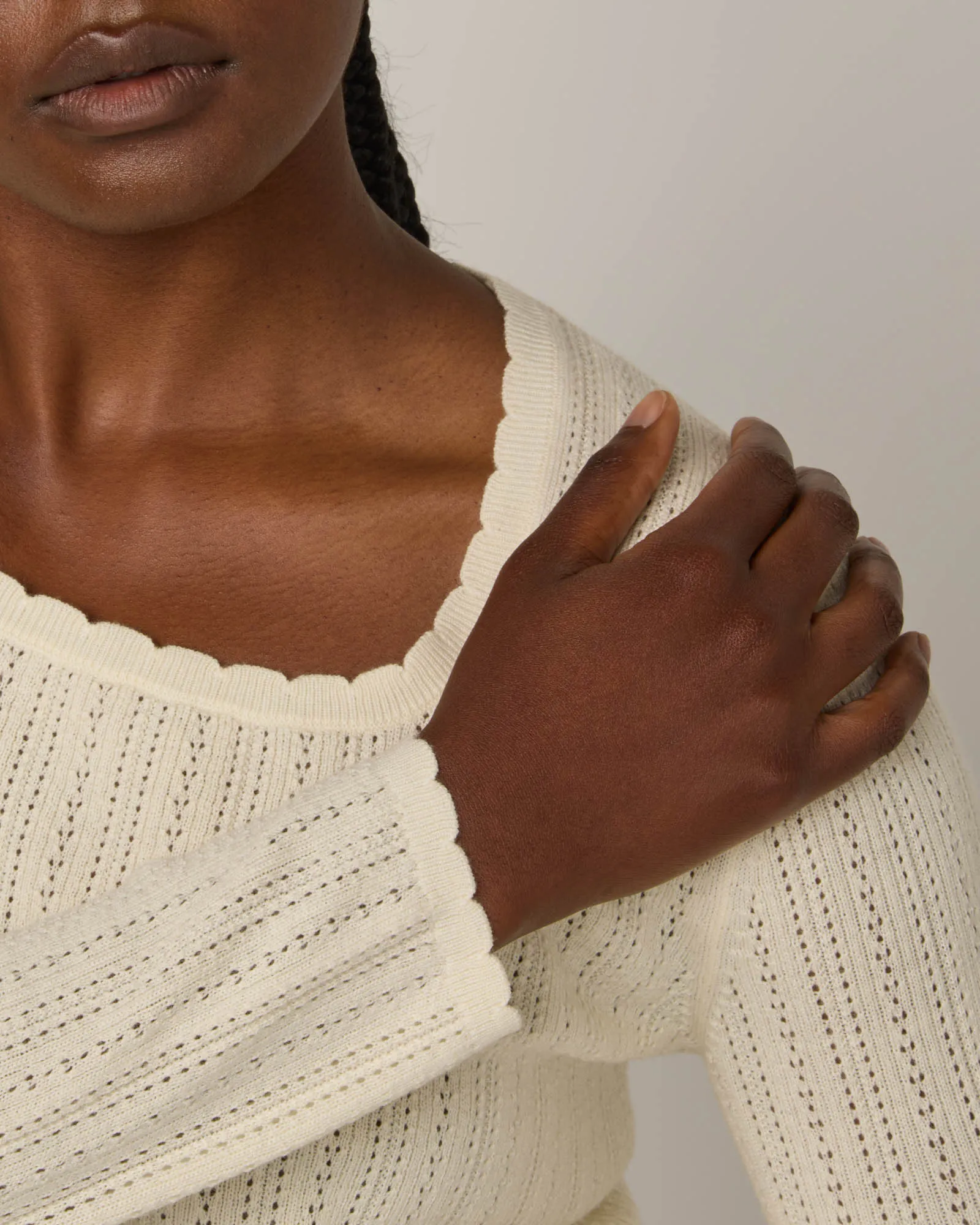 Daisy Pointelle Sweater Urban Fit
