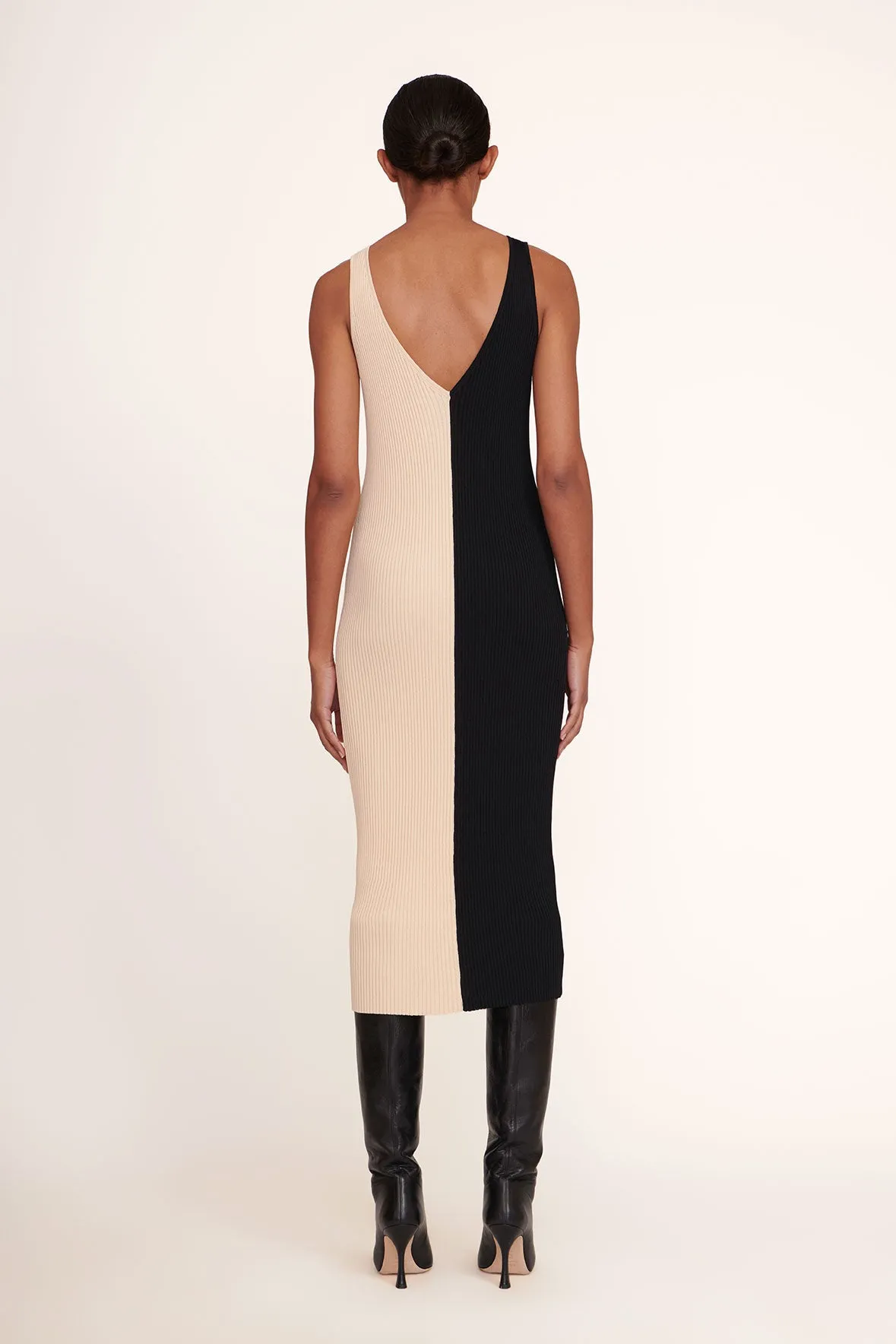 DANA DRESS | BUFF BLACK calm glow
