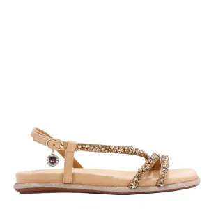 DANI RHINESTONE SANDAL relaxed fit
