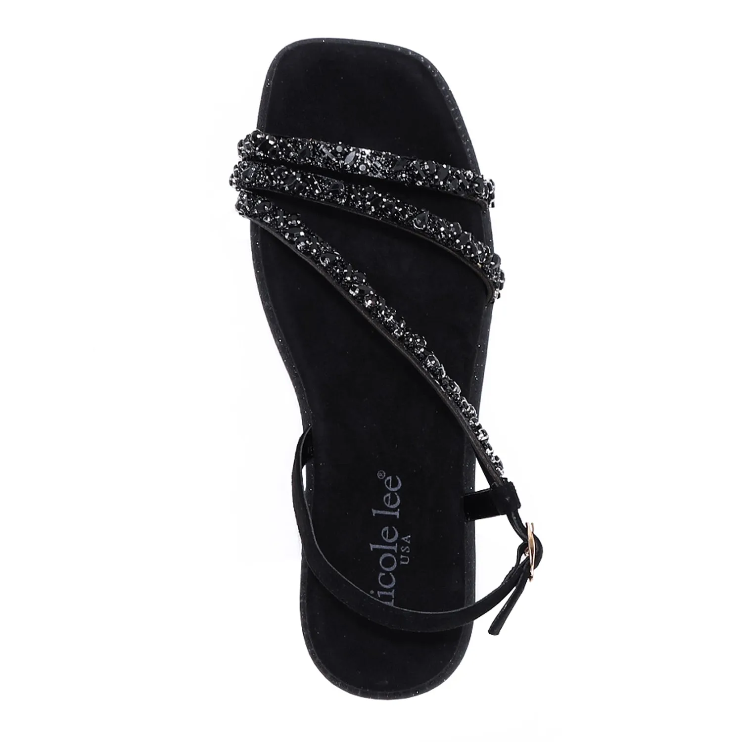 DANI RHINESTONE SANDAL warm vibe