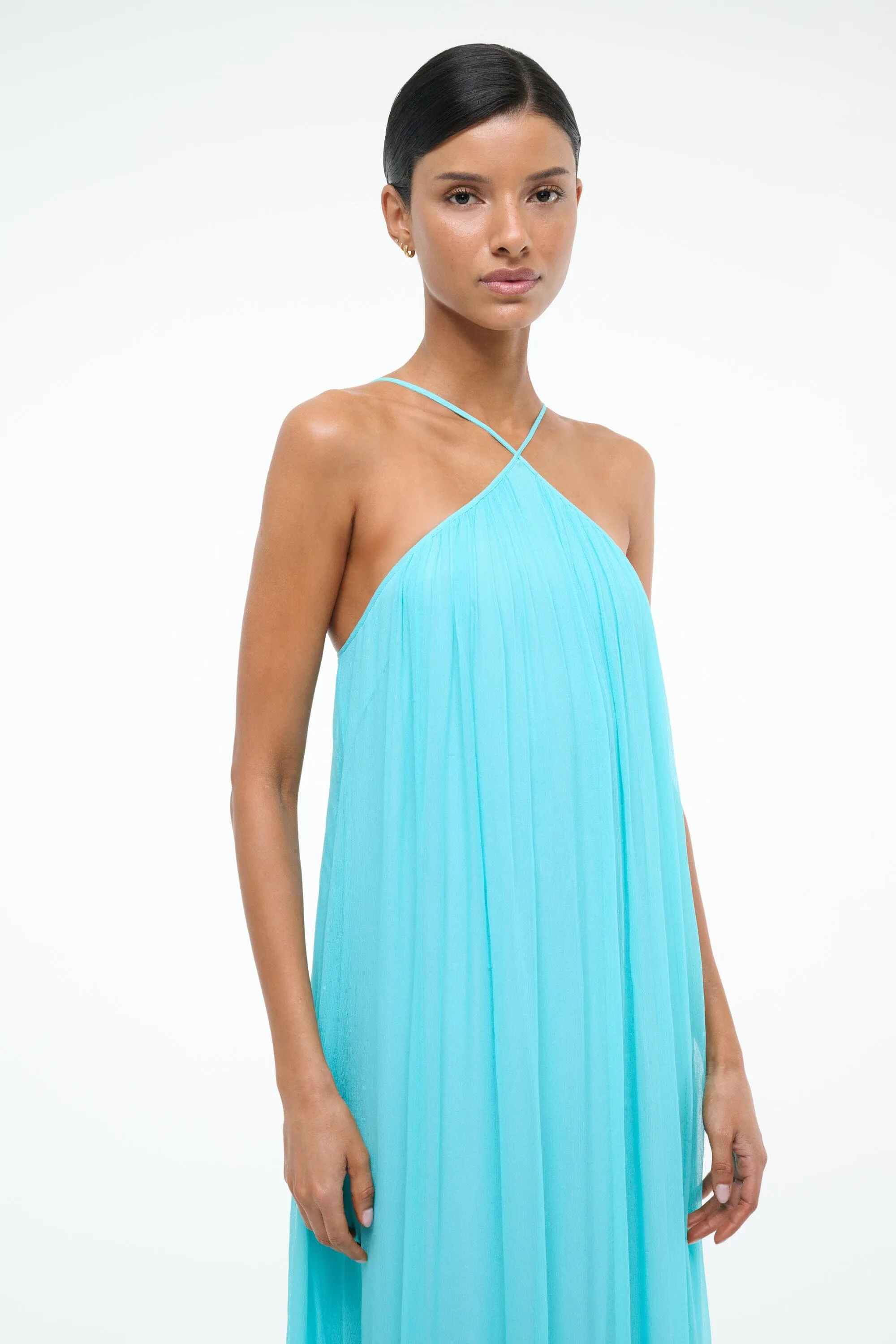 DASHA DRESS | TEAL gentle charm