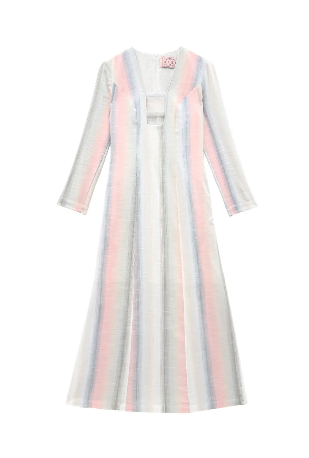 Deco Dress Maxi - Lake Stripe romantic tone